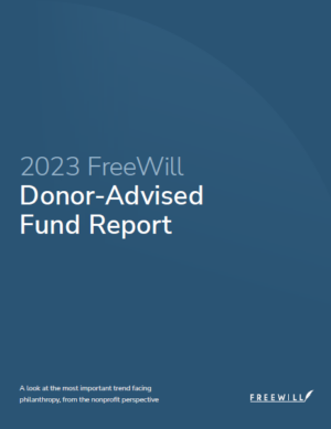 Have you seen the 2023 FreeWill Donor-Advised Fund Report?